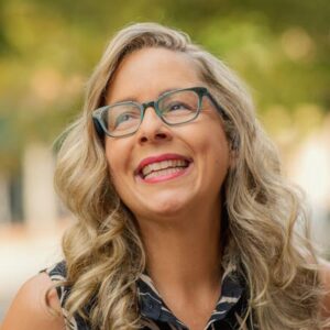 Headshot of Heard teaching artist Keely Kirk.